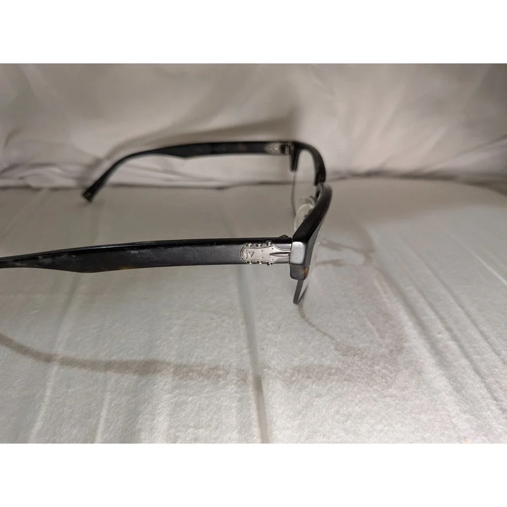 John Varvatos Eyeglasses V153 54mm Smoke Tortoise V 153 - Made in Japan